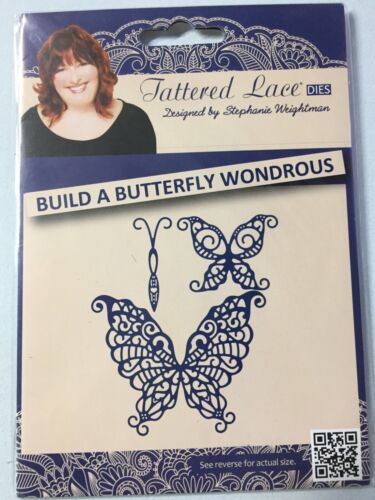 Difícil de encontrar! Troquel de encaje andrajoso CONSTRUYE UNA MARIPOSA MARAVILLA. ***NUEVO*** - Imagen 2 de 5