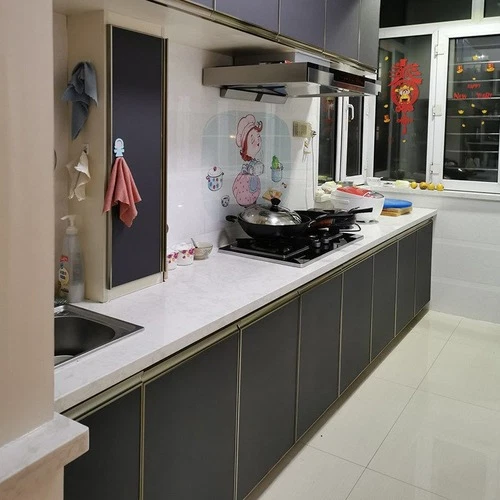 Наклейки на шкаф мебель гардероб пленка стол самоклеящиеся кухонные маслостойкие - Изображение 3 из 4