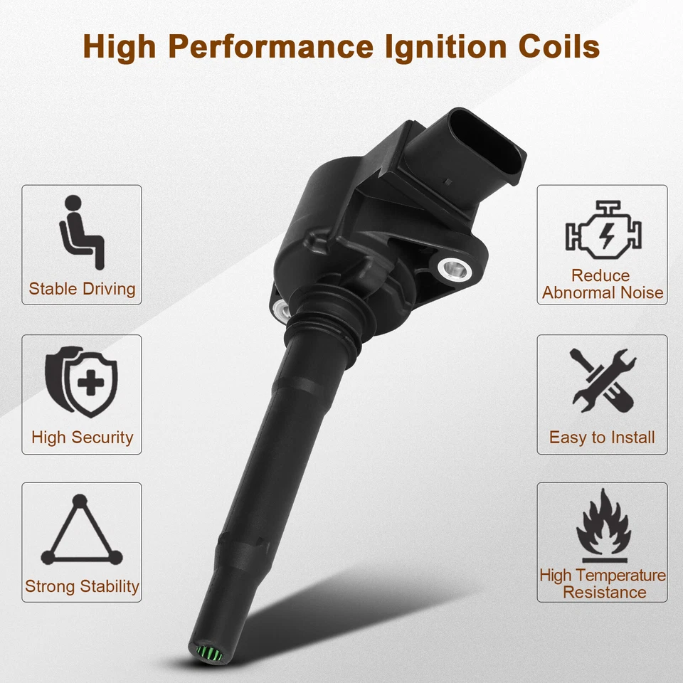 8 Ignition Coil Pack For Mercedes Benz C63 CL63 CLK63 E63 ML63 S63 SL63 SLS AMG - Image 4 of 4