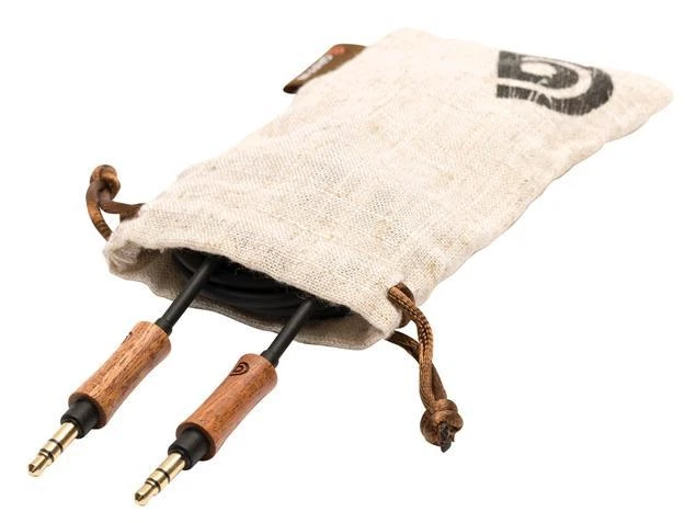Griffin Haya WoodTones Cable Auxiliar Estéreo Cable de Audio Enchufes Chaqueta con MADERA Real Foto 2 de 3