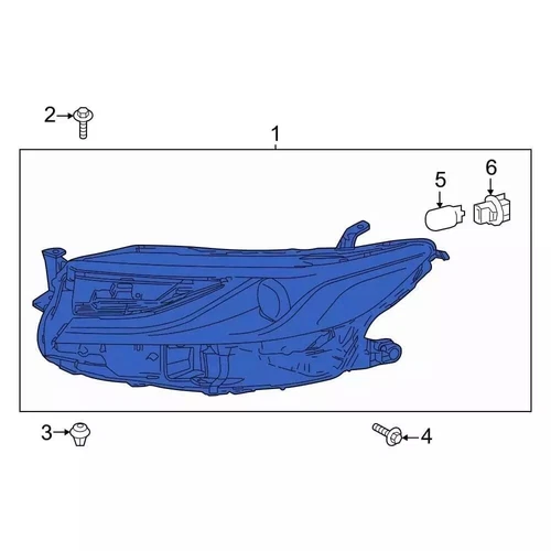For 2025 Toyota Camry LE SE Projector LED Headlight Lamp Right 81150-AQ010 New - Picture 11 of 22