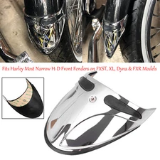 Front Fender Extension Mud Flap Trim For Harley Sportster 1200 Custom XL1200C