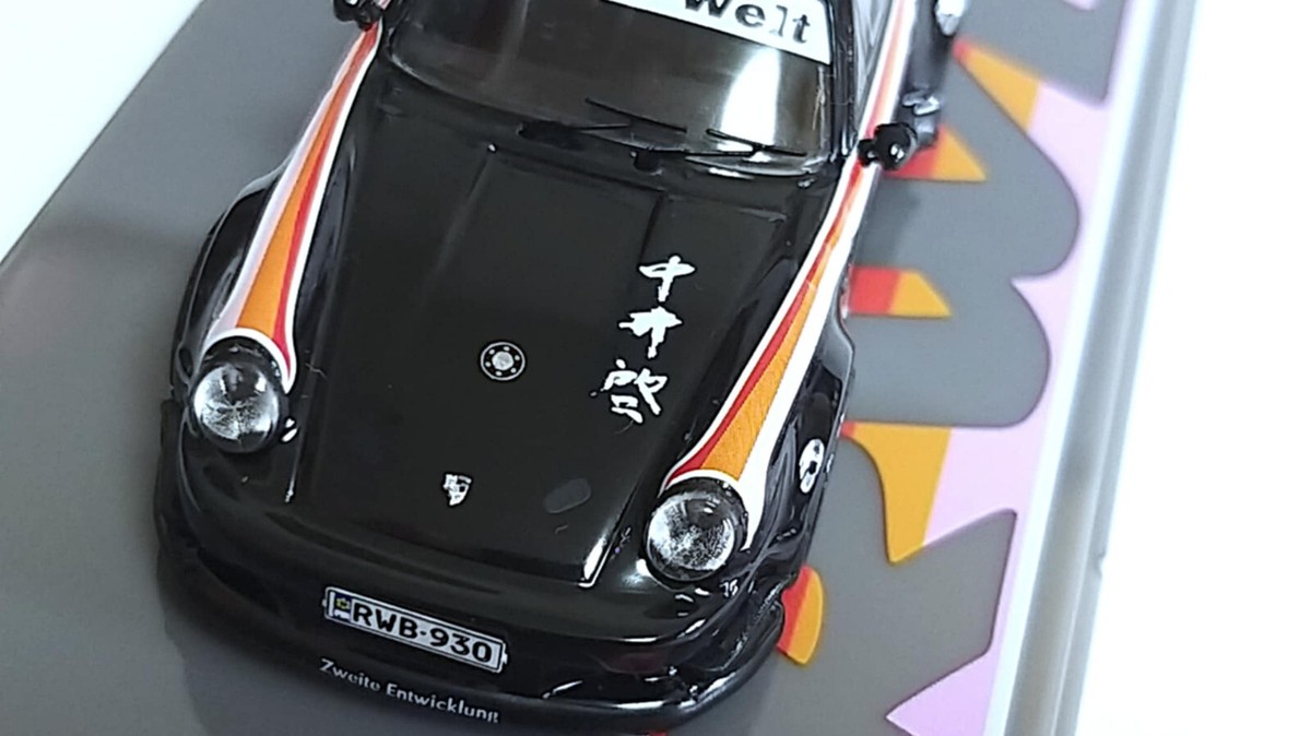 Tarmac works Taiwan 7-11 Limited Porsche RWB 930 Yaju ~ 1/64