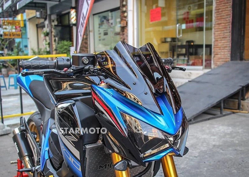 APTO KAWASAKI Z800 2013 - 2018 PARABRISAS PARABRISAS MEDIDOR VISERA CUBIERTA CARENADOS Foto 3 de 4