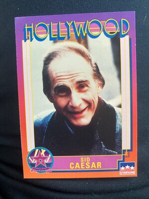 Sid Caesar Your show of shows , early star 1991 Starline Hollywood Trading Card