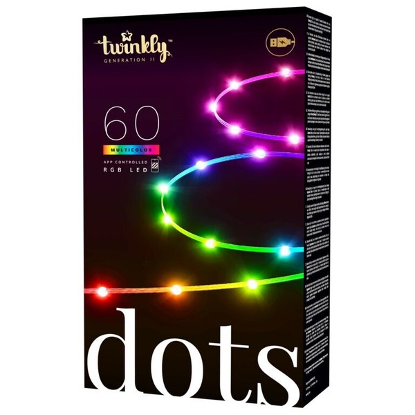 Twinkly Dots - App-Gesteuerte Led-Lichterkette 3M Mit 60 Rgb (16 Millionen Farbe-image
