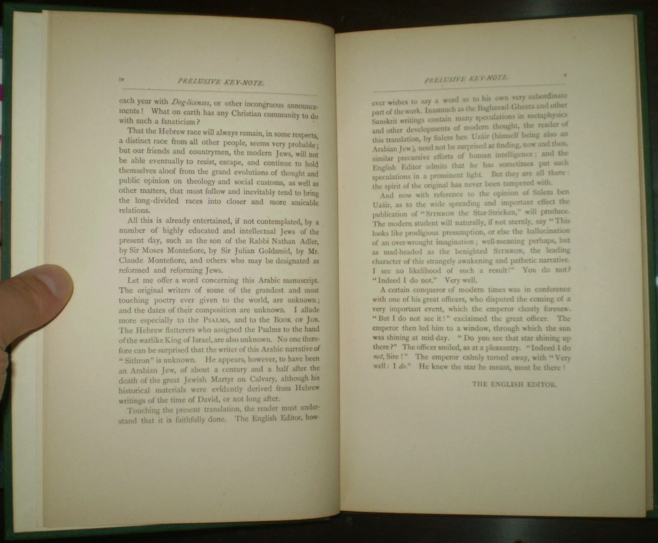 PRESENTATION COPY, 1883, SITHRON, THE STAR-STRICKEN, by RICHARD H HORNE, 1st Ed - Image 4 of 4