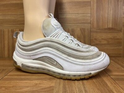 RARE🔥 Size 11.5 - Nike Air Max 97 Triple White Gum Sneakers