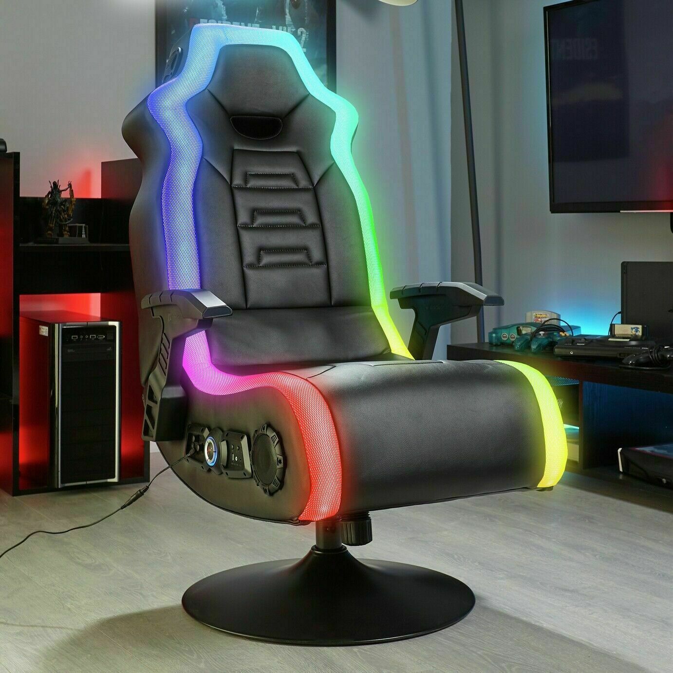 X Rocker Neo Storm 4.1 Neo Motion LED vibration Gaming Chair NEW eBay