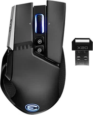 X20 Wireless Gaming Mouse, Wireless, Black, Customizable, 16,000 DPI, 5 Profiles