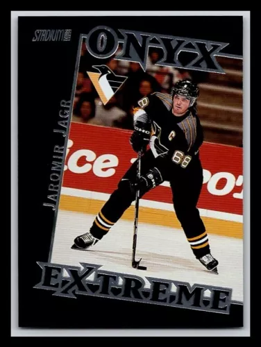 1999-00 Stadium Club Onyx Extreme #OE1 Jaromir Jagr