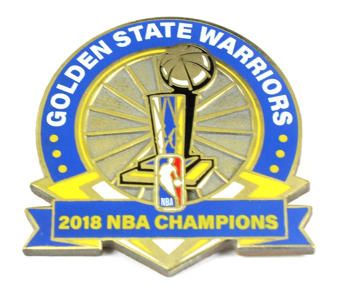 Golden State Warriors 5-Time NBA Champions Pin