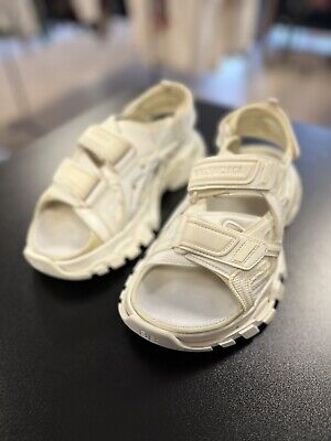 Size 8US/38EU Balenciaga Women's Track White Strap Sandals Size 8US/38EU Balenciaga Women's Track White Strap Sandals