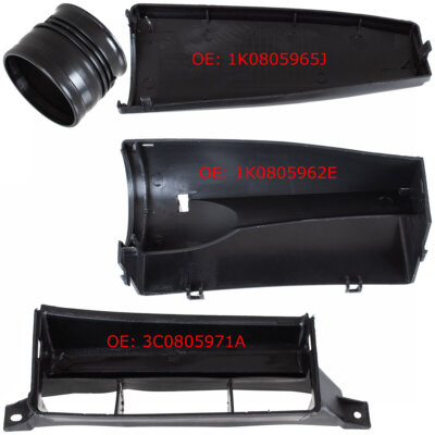 VW Passat B6 B7 Sharan Tiguan Audi Ersatzteil Luftleitblech Ansaugluftführung Für VW Passat B6/B7, Sharan, Tiguan, A3 8P, A4 8E Einstiegsleisten Passat B8