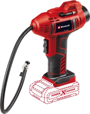 Einhell Akku-Autokompressor CE-CC 18 Li-Solo Power X-Change 11 bar 60cm Schlauch