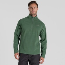 Image of Craghoppers Men's Corey VI Half-Zip Fleece Mangrove Green RRP £40 CMA1287