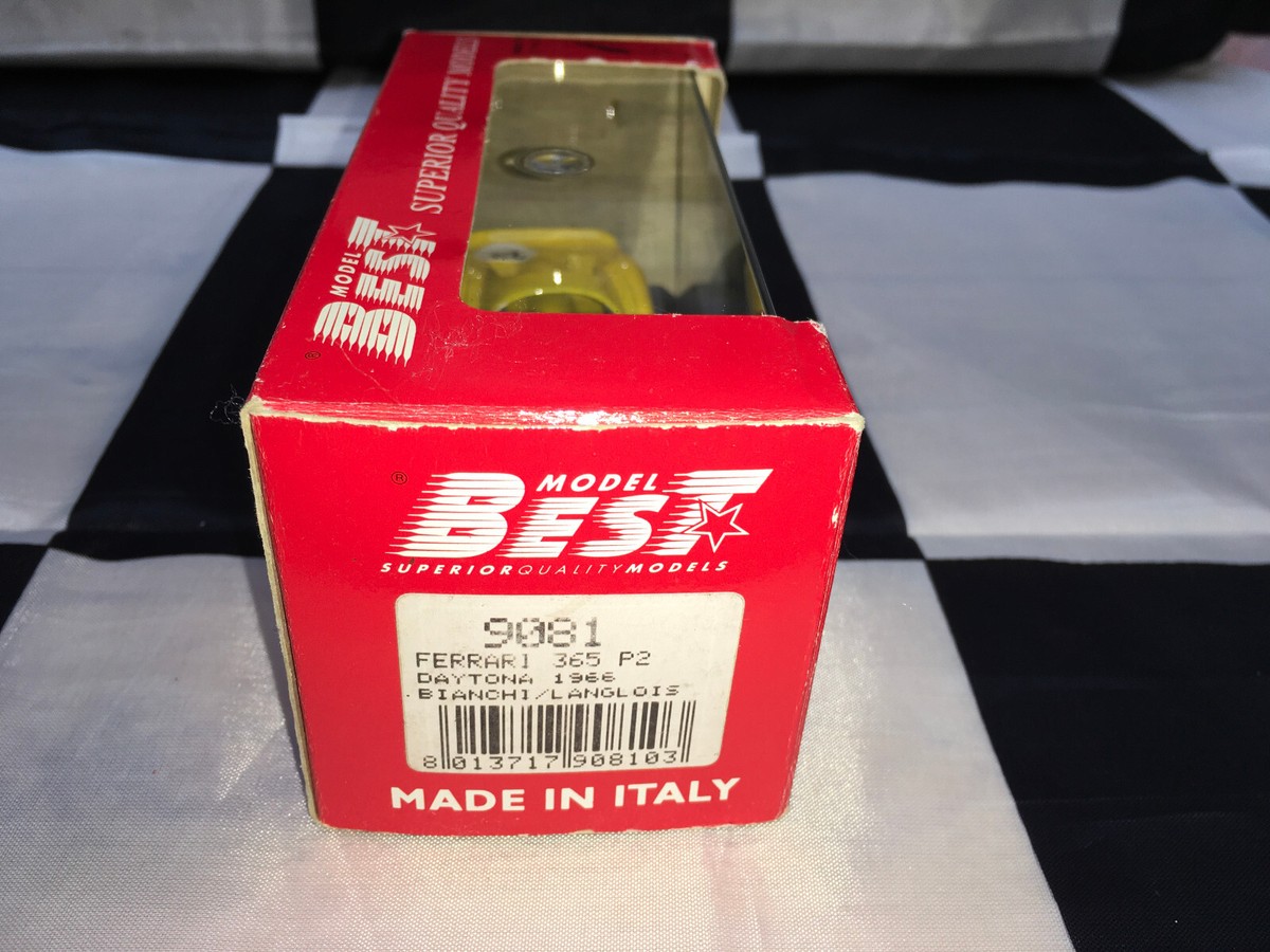 1/43 Ferrari 365 P2 #16 Le Mans 1966 Best 9019/2 w/decals