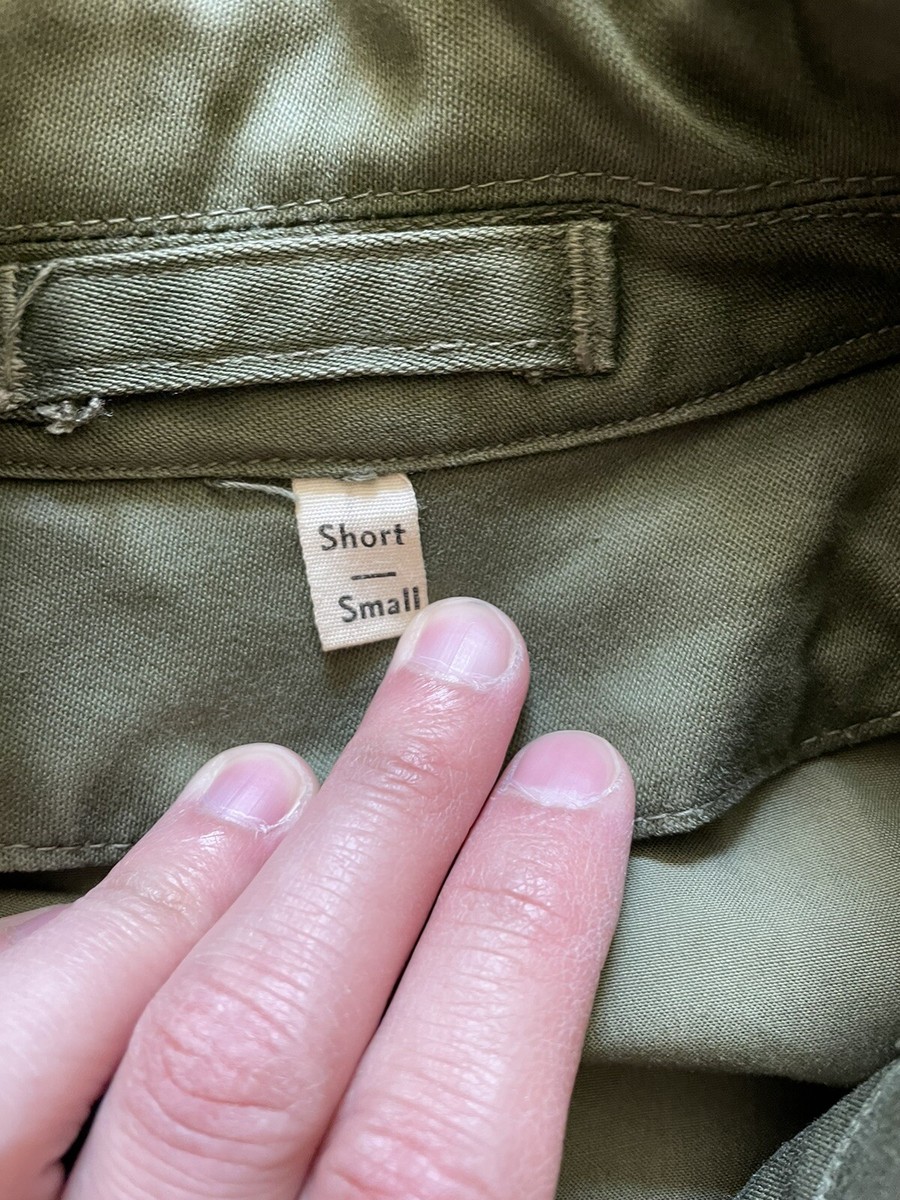 1950s Korean War OD-7 Short Small US Army Field Officers