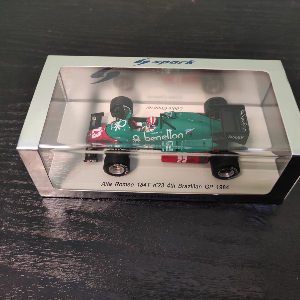 1/43 Spark Diecast S1711 - Alfa Romeo 184T #23 French GP 1984 Patrese - Nr. Mint - Immagine 2 di 4