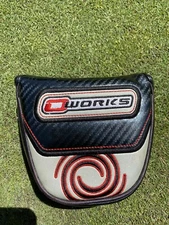Odyssey O Works Mallet Putter Cover Magnetic Mint Condition Callaway Golf