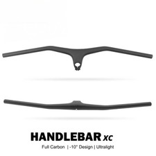 Mountain Bike Handlebars and Stem -10Degree Carbon Integrated Handlebar 780mm