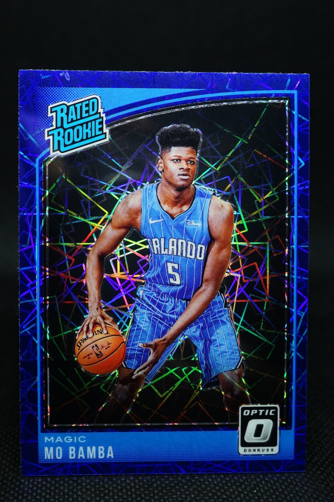2018-19 Panini Donruss Optic Rated Blue Velocity Prizm Mo Bamba #160 Rookie RC