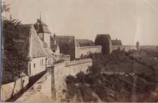 Germany, Rothenburg ob der Tauber, City Walls, Vintage Print, 18