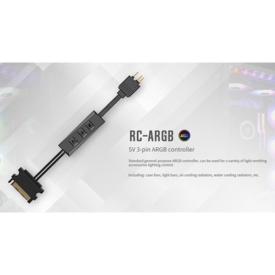 RC-ARGB 5V 3Pin ARGB Light Controller SATA Power Supply Cable Accessories