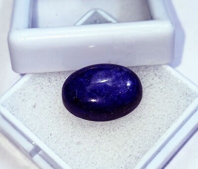 100% Natürlich Lapislazuli Cabochon Lose Edelstein 7.80 Karat Certified auf Ebay