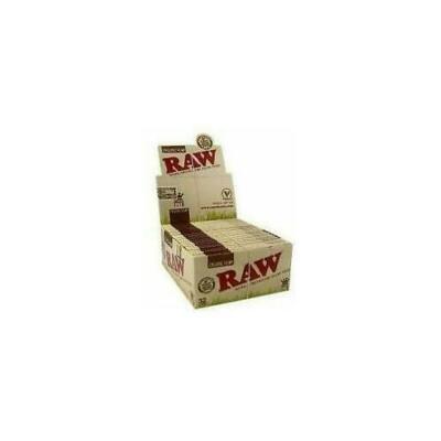 Volle Schachtel RAW Bio Hanf Kingsize Slim Blättchen 50 Packungen Neu!