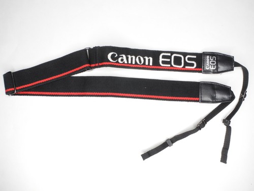Canon EOS Black / Red / White Vintage 1 1/2" 1.5" Camera Neck Strap