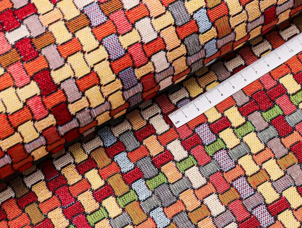 GOBELIN Stoff Dekostoff Taschenstoff Polster Kleine Bunte Muster EUR 21,98/m - Bild 2 von 2