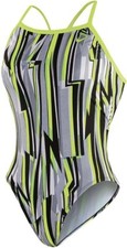 Nike Swim NESS5024 Womens Dynamic Lines Classic Lingerie Tank, Black-40