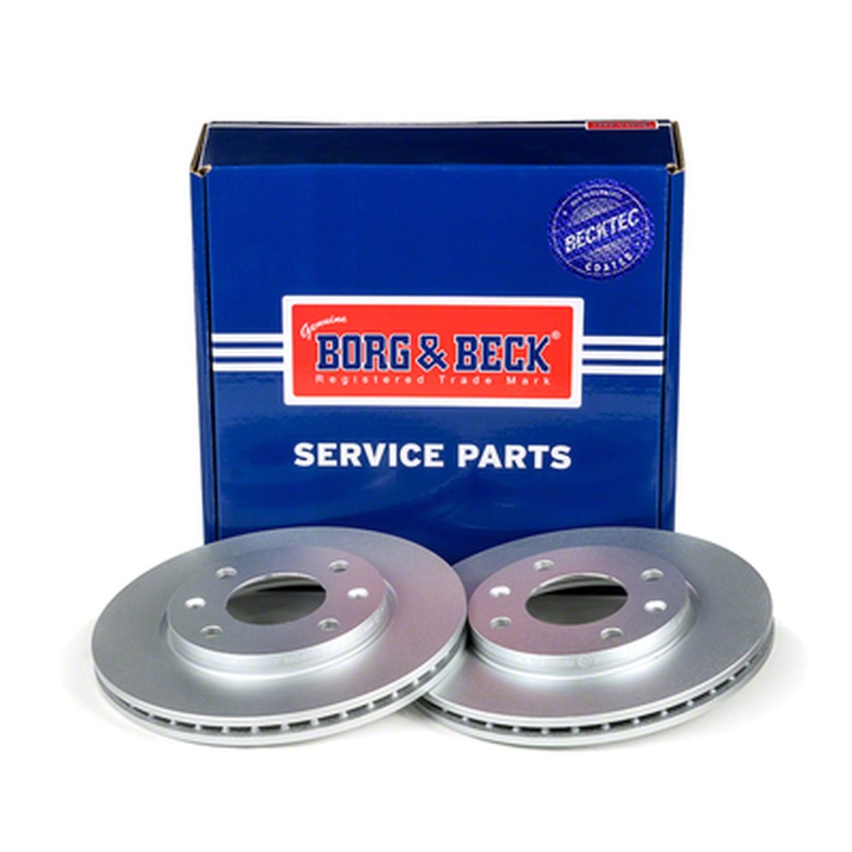 PPY 2x Brake Discs Vented For Citroen ZX 1.8i 16V Borg & Beck