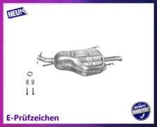 Endschalldämpfer für Opel Zafira A 1.6 1.8 2.2 Bj.99-03 Auspuff Dichtung