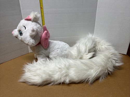 Disney Parks Marie Aristocats PLUSH 48” Long Tail Stuffed Animal Vintage Kitty - Picture 4 of 8