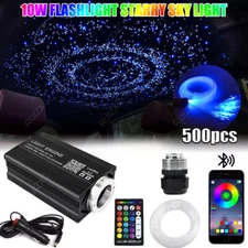 500PCS CAR HOME HEADLINER STAR LIGHT KIT ROOF TWINKLE CEILING LIGHTS FIBER OPTIC