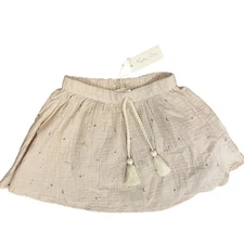 Rylee + Cru muslin star constellation mini skirt girls size 4-5 NWT