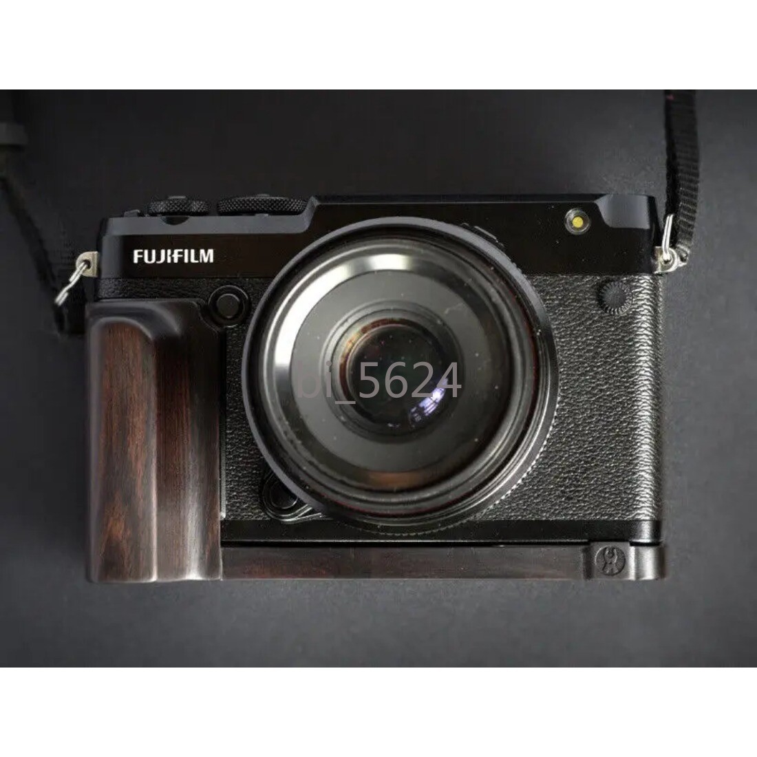 Ebony Wooden Camera L Grip Holder For Fujifilm GFX50R Handmade Handle Ebony  Wood