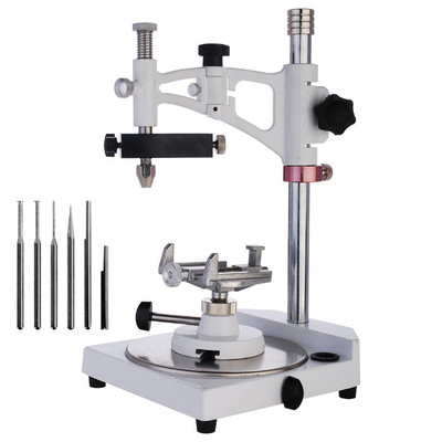 Dental Lab Adjustable Parallel Surveyor Visualizer with Tools & Spindle Holder