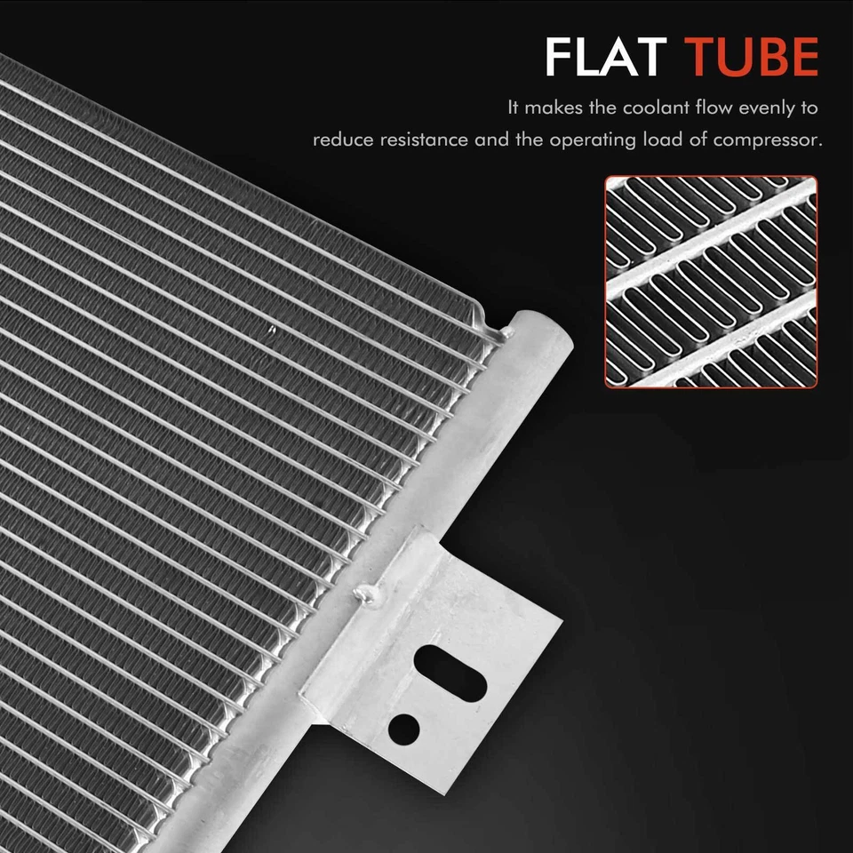 Condensador de CA con soporte para Chevrolet Malibu Oldsmobile Alero Pontiac Grand Am Foto 3 de 4