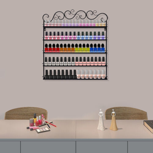 Estante organizador de exhibición montado en la pared soporte metal 5 niveles OFERTA - Imagen 3 de 17