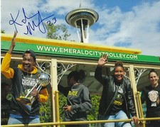 KALEENA MOSQUEDA-LEWIS Signed 8x10 Photo WNBA Basketball SEATTLE STORM Champions