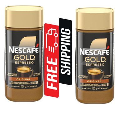 Nescafe Gold Espresso Jar 95g PACK OF 02 FREE SHIPPING