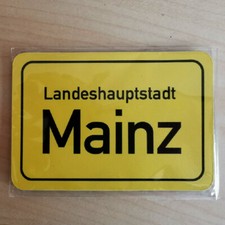 Kühlschrank und Deko Magnet Mainz Ortschild ...