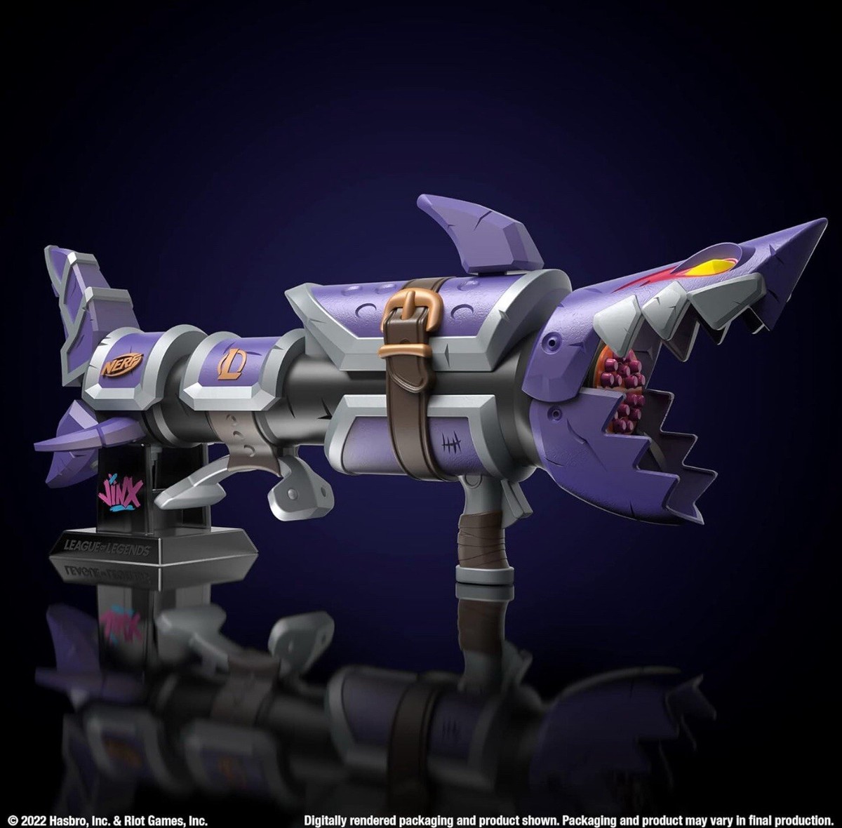 Nerf LMTD League of Legends Jinx Fishbones Blaster | eBay