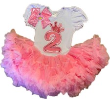 Princess Birthday Party 2nd 2 Tutu Dress Pink