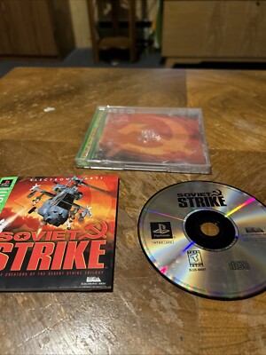 Soviet Strike PS1 (Sony PlayStation 1, 1996) Complete W/ Manual