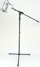 PAR 30 Scheinwerfer Silber incl Stativ / Ständer, Spotlight Leselampe Stehlampe