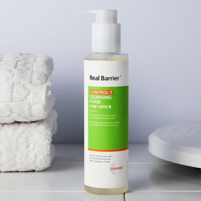 Real Barrier ATOPALM Real Barrier Control-T Cleansing Foam 190ml,Kbeauty, sample